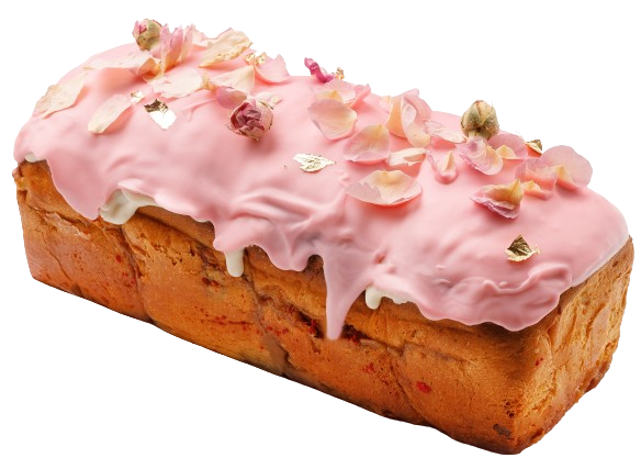 Valatuc ca la nord cu dulceata din trandafir si miez de nuca greceasca