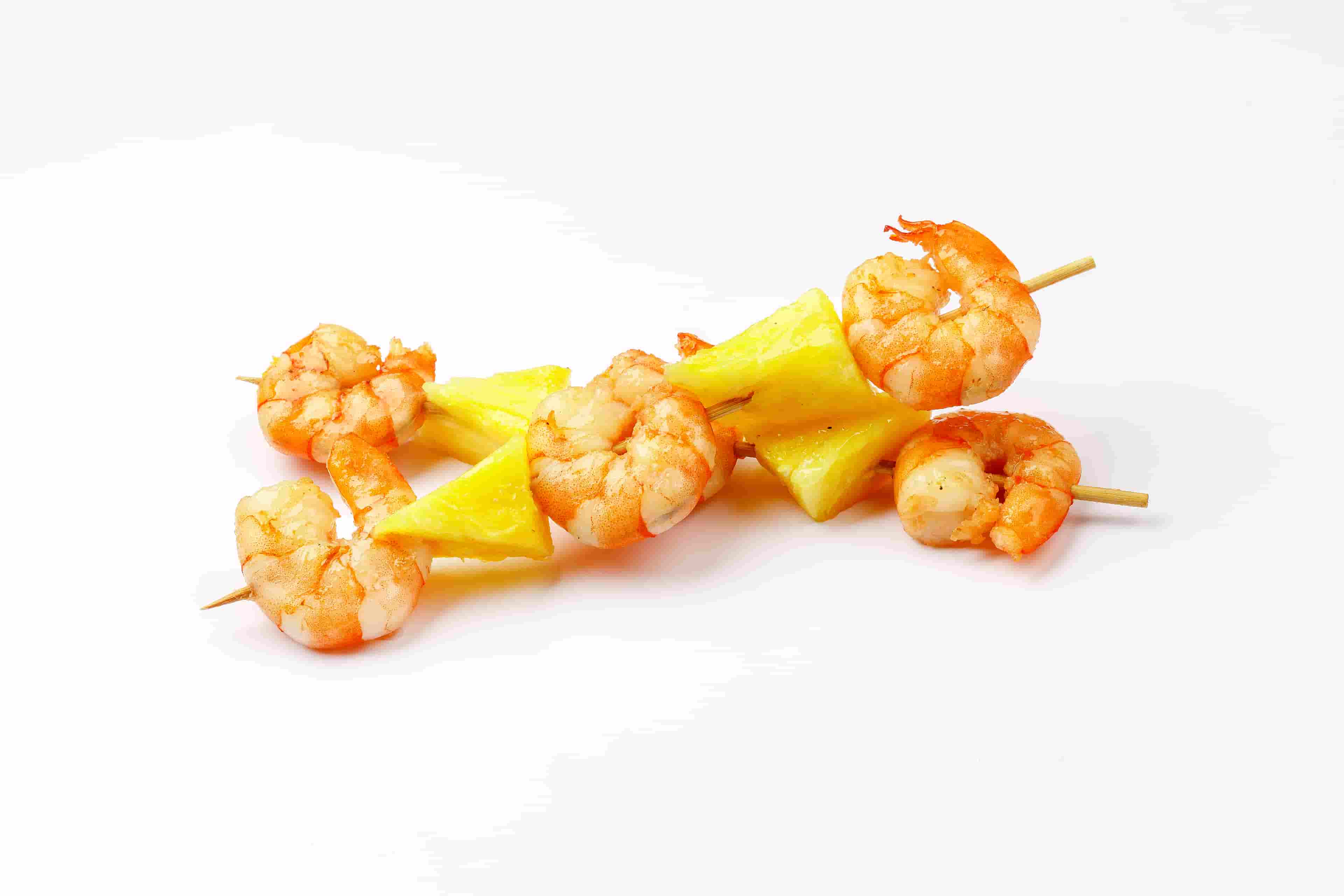 Mini shrimp skewers
