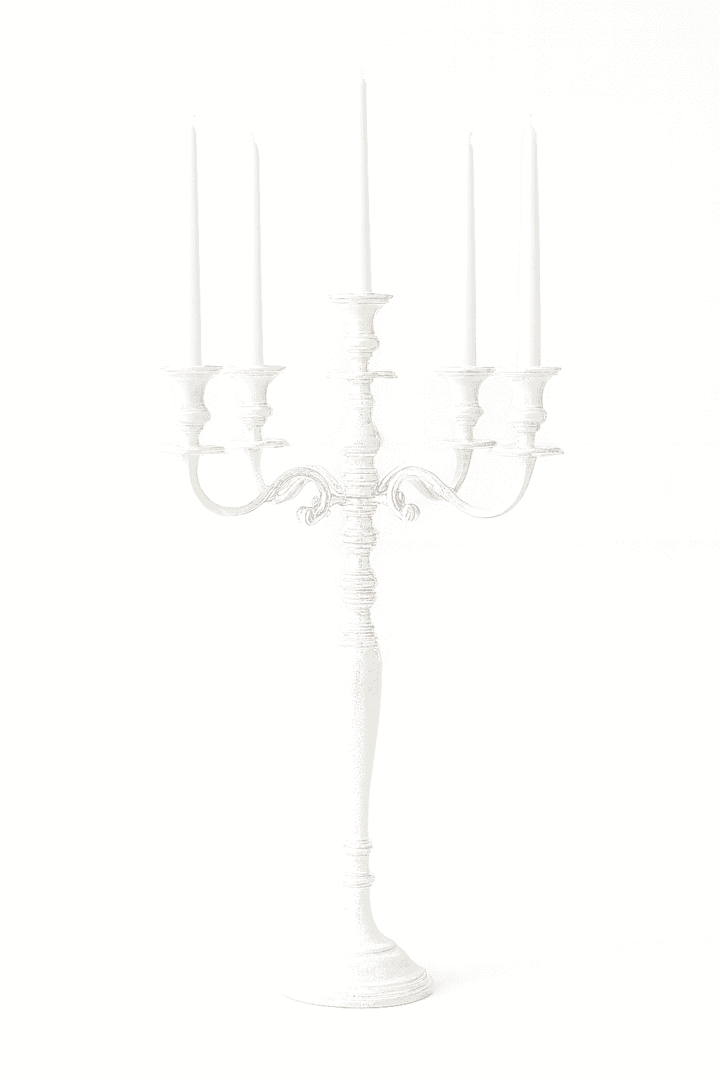 Candelabre albe