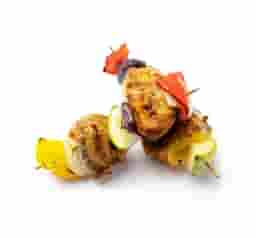 Mini chicken skewers