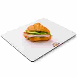 Mini Croissant with Pastrami and Cucumber