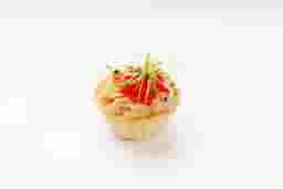 Mini croissants with salmon pâté