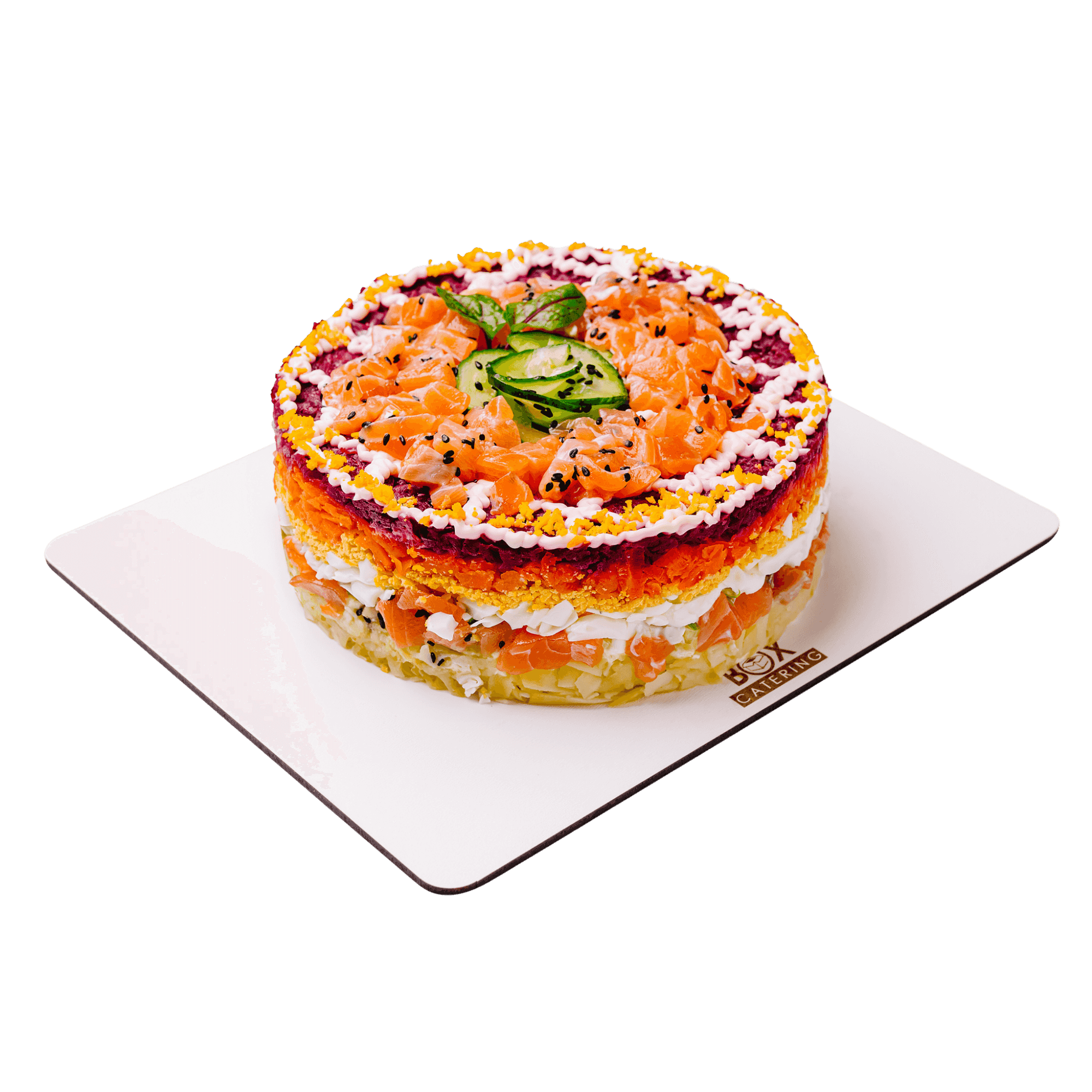 Salată șhuba cu somon