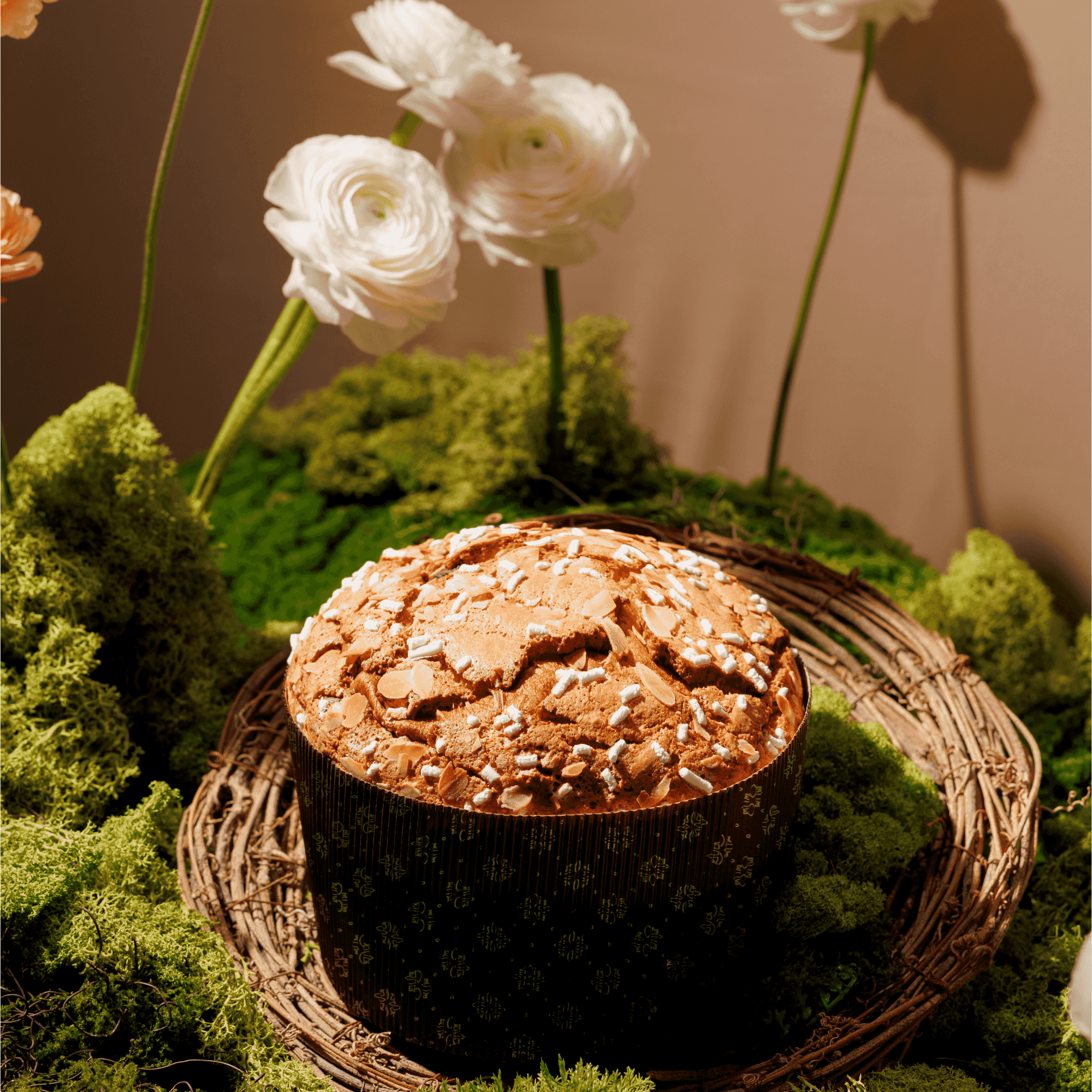 Panettone cu caise și portocală confiată