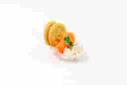 Lightly salted salmon appetizer