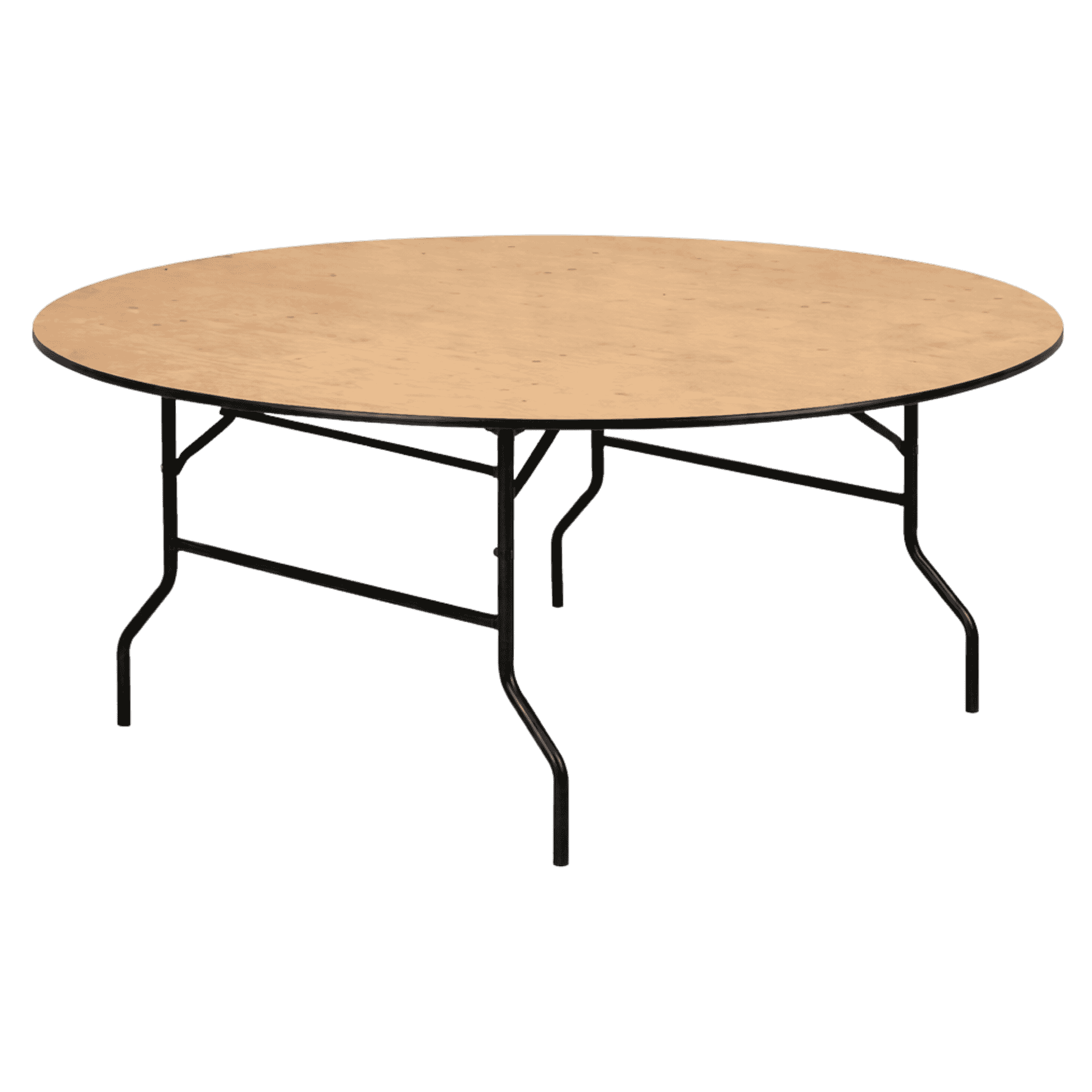 Masă rotundă de banchet din lemn, 1,8 m, pentru 12 persoane