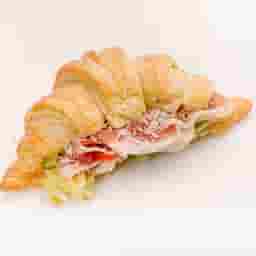 Croissant with prosciutto